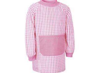 Baby infantil cuello redondo cuadros