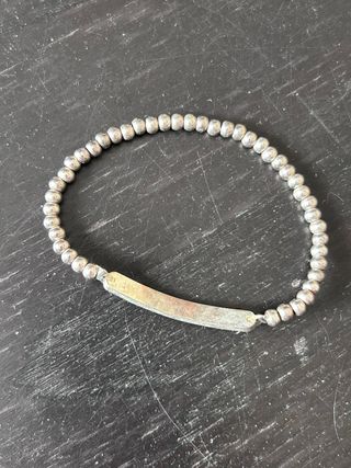 Pulsera plateada 'Te quiero mamá'