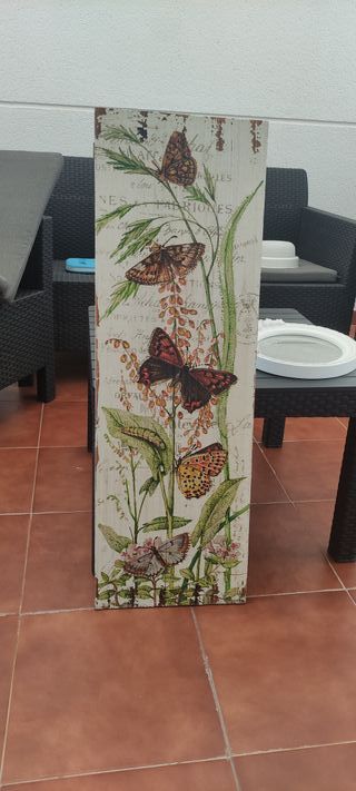Cuadro Mariposas - Madera