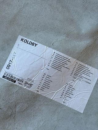 Alfombra Koldby piel vaca marrón