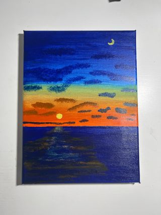 Cuadro pintado a mano 24x18cm