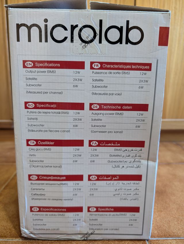 Microlab M-111 - Altoparlanti 2.1