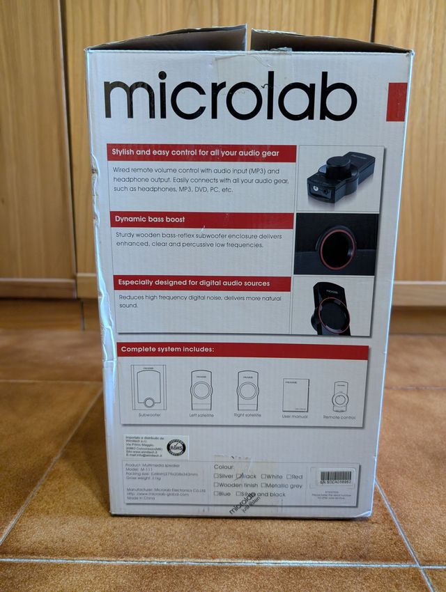 Microlab M-111 - Altoparlanti 2.1