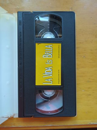 VHS La vida es bella - Benigni
