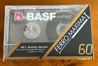 2x Fitas K7 BASF Ferro Maxima I 60 - Lacradas