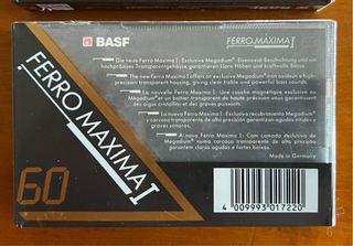 2x Fitas K7 BASF Ferro Maxima I 60 - Lacradas