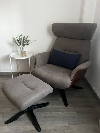 Sillón relax con reposapiés