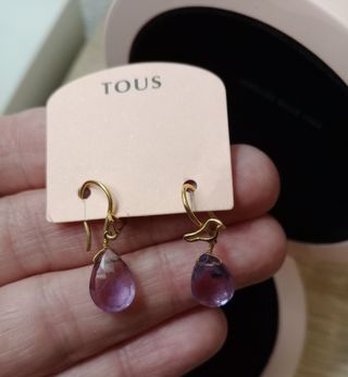 Pendientes Tous Oro Silueta