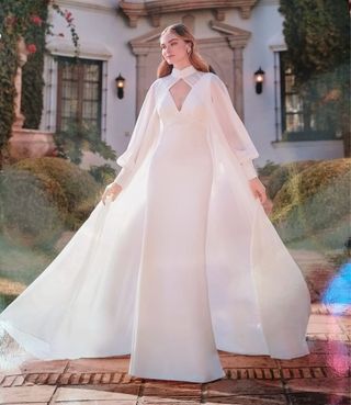Capa blanca novia - Boda