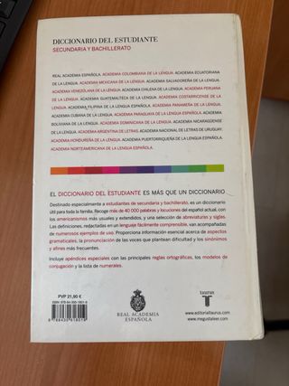 Diccionario del estudiante. Secundaria y Bachil...