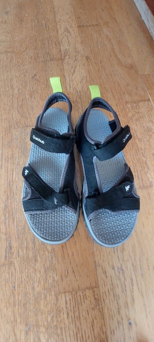 Sandalias Quechua niño - grises y negras