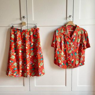 Completo vintage sartoriale seta