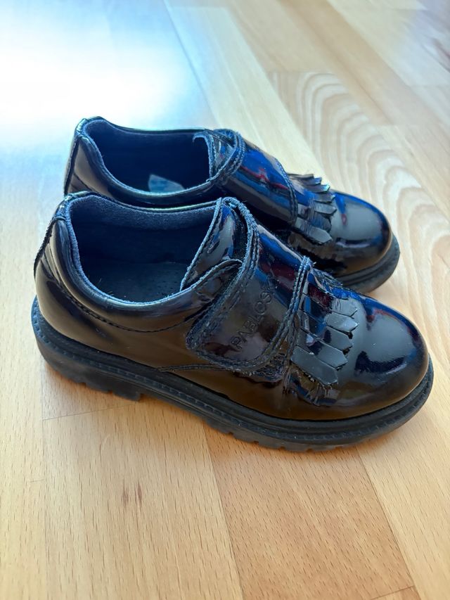 Zapatos Pavlosky colegiales piel, talla 28