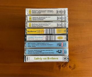 8 tape cassete Beethoven Sinfonias 1-10