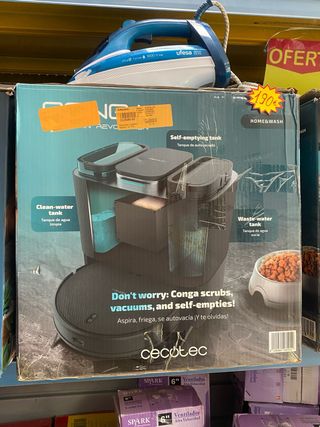 Conga robot aspirador autovaciable