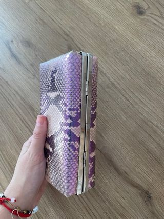 Bolso Fiesta Serpiente Morado