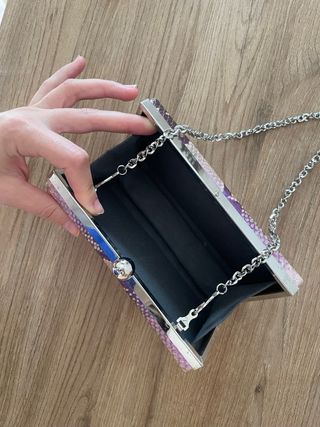 Bolso Fiesta Serpiente Morado