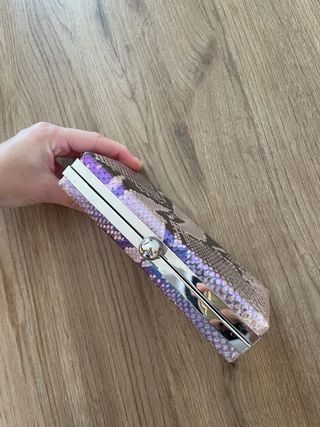 Bolso Fiesta Serpiente Morado