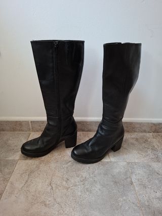 Botas altas negras mujer