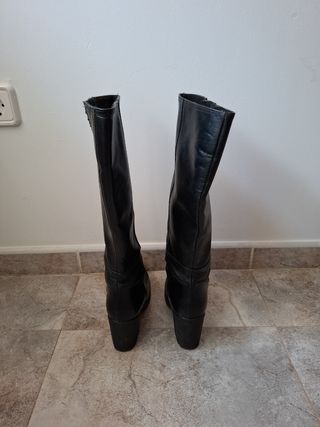 Botas altas negras mujer