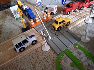 Circuito Tren & Carretera Madera