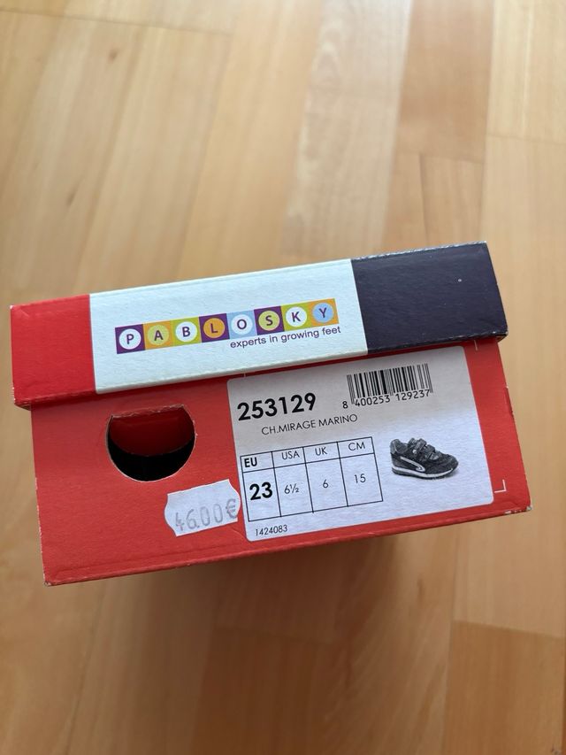 Zapatilla deportivo Pablosky bebé talla 23