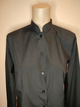Camisa negra mujer talla L