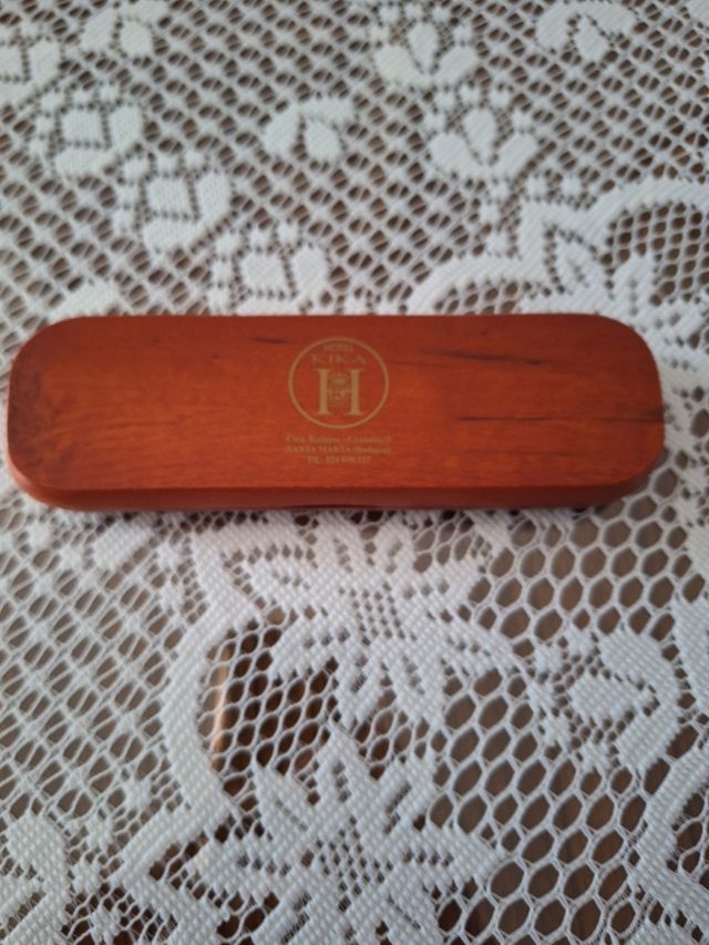 Estuche madera bolígrafos
