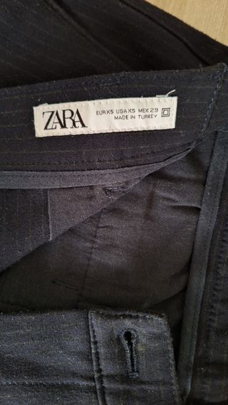 Pantaloni Zara Uomo Tg.29 Blu