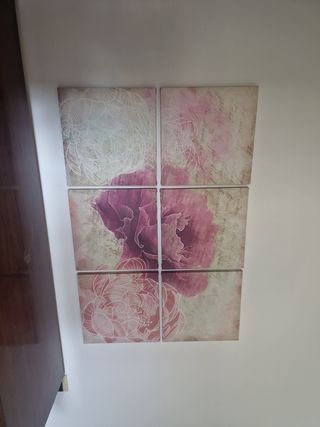 Quadro fiori - 6 pannelli