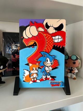 SONIC 2 - Portada 3D