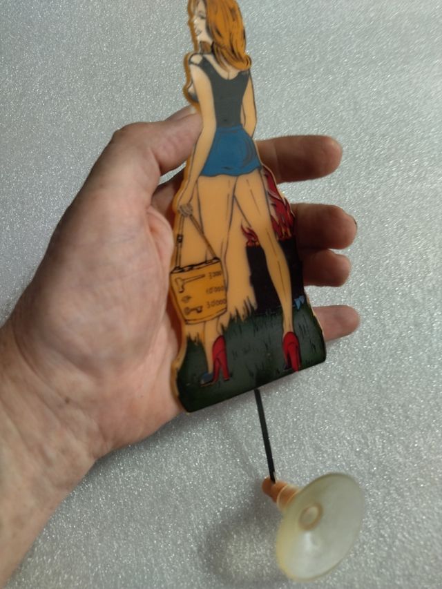 Gadget auto ragazza ventosa