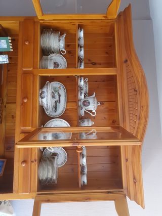 Vajilla porcelana francesa dorada