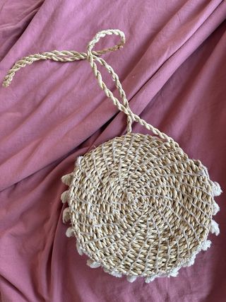 Bolso paja - Bolso playa beige