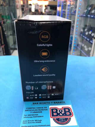 ALTAVOZ KARAOKE CON MICRÓFONO 