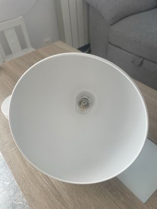Lámpara colgante IKEA blanco-madera