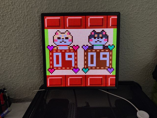 Pantalla LED Pixel Art Retro