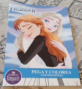 Pega y colorea Frozen II