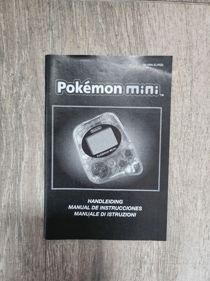 Imagen de Manual Pokemon mini Nintendo