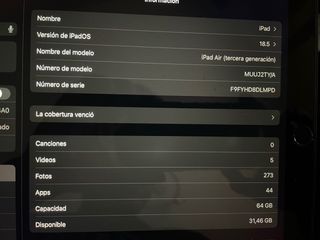 iPad Air 3 Gris Espacial