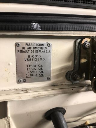 Renault R4E 1987 original descapotable