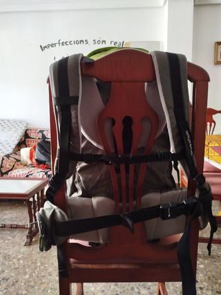 Mochila Quechua Forclaz 60 Gris-Verde