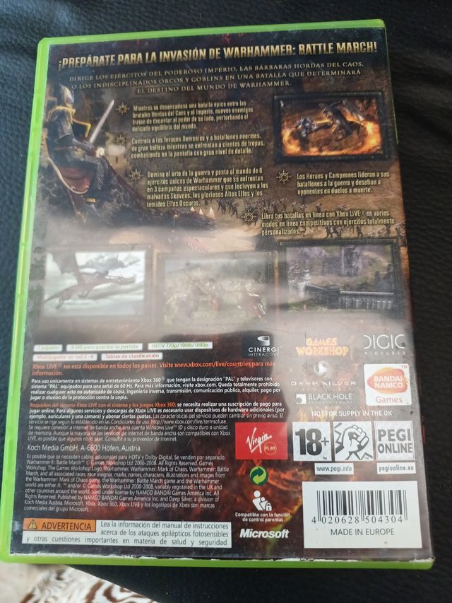 Warhammer Battle March Xbox 360