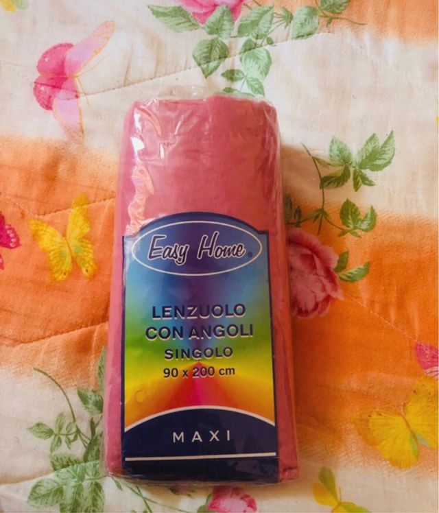 Lenzuolo singolo Easy Home rosa