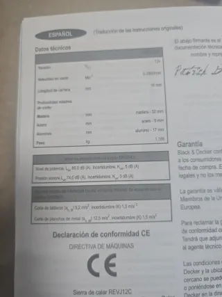 Sierra caladora Black+Decker