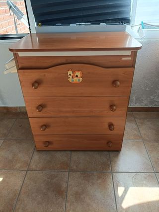 Fasciatoio per bambini in legno