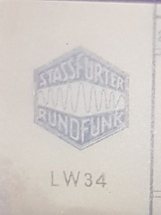 Radio vintage, de válvulas, Stassfurter Rundfunk.