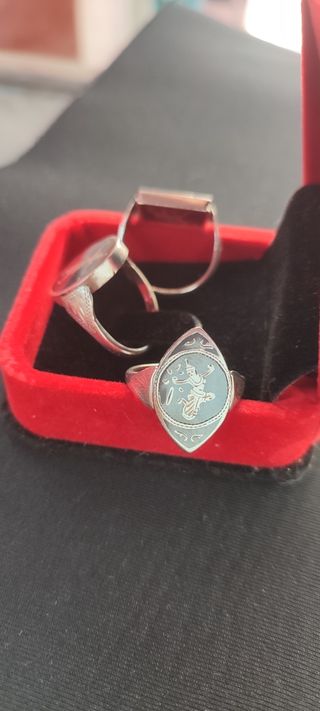Anillos plata | 3 diseños