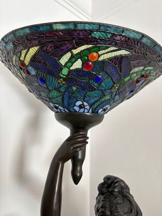 Lampara Art Deco estilo Tiffany