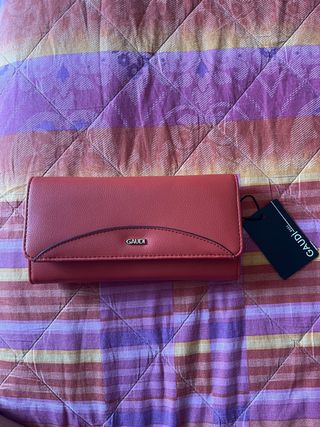 Portafoglio Gaudi rosso